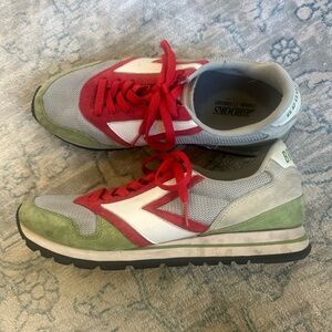 Brooks Red and Green Women's Shoes 9.5